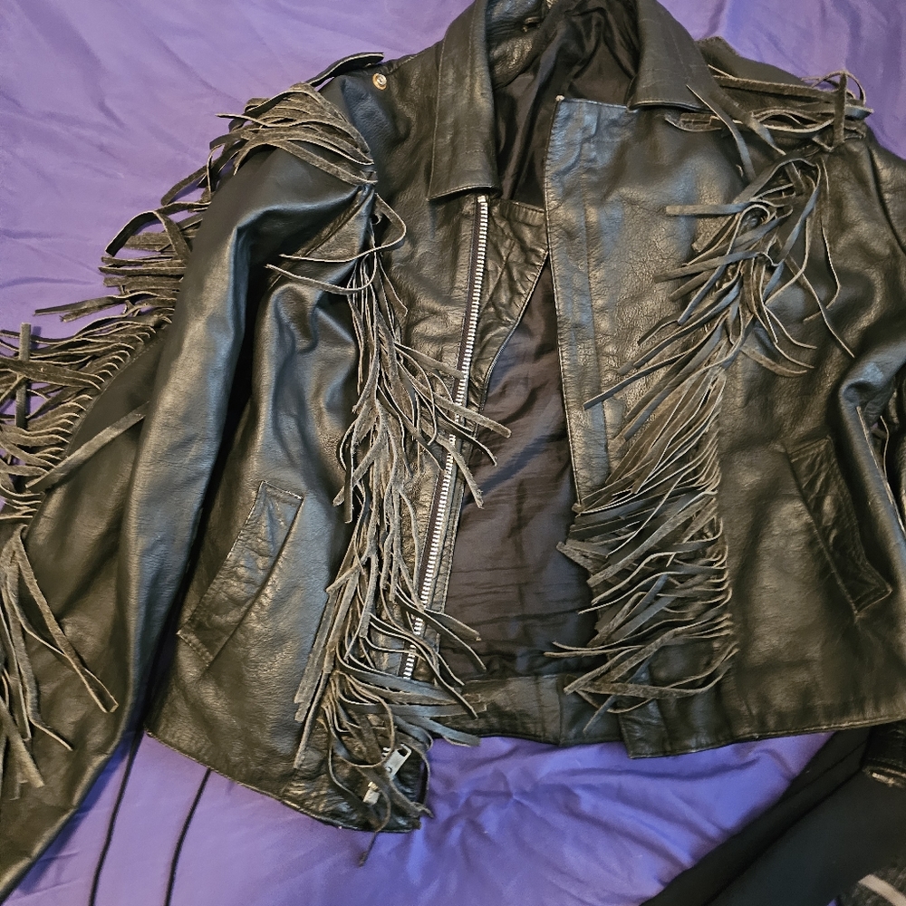 Vintage leather jacket